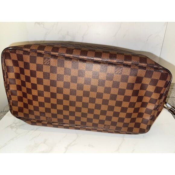 Louis Vuitton Neverfull MM Damier Ebene with Red Interior - Picture 4 of 5